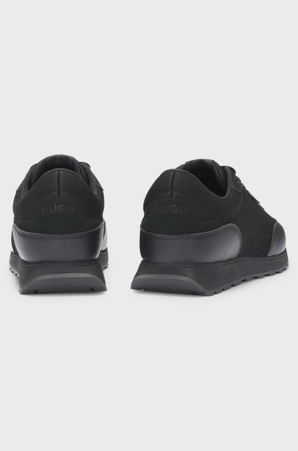 Hugo Boss Mesh-Panelled Lace-Up Sneakers