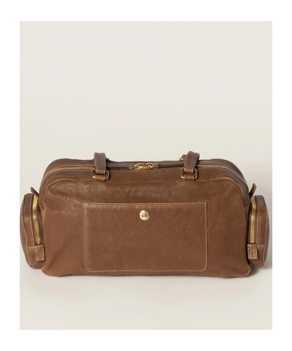 Pocket Washed Nappa Leather Bag