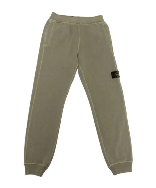 Stone Island Junior Logo Embroidered Straight Leg Pants