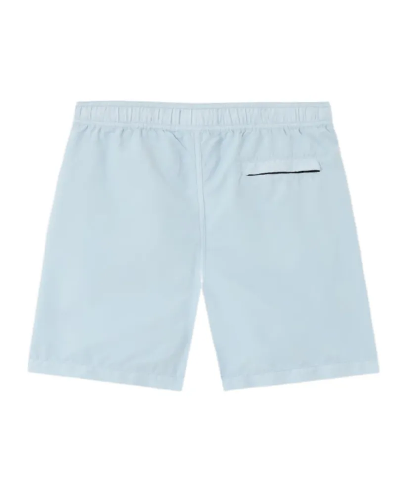 Stone Island Junior Logo Patch Drawstring Swim Trunks