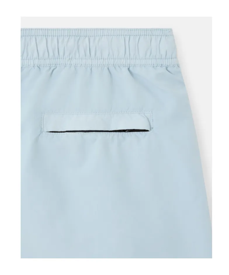 Stone Island Junior Logo Patch Drawstring Swim Trunks