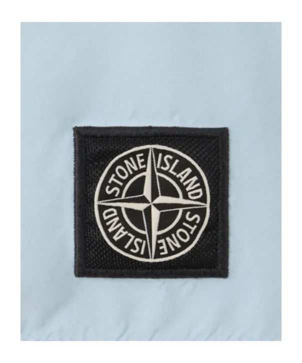 Stone Island Junior Logo Patch Drawstring Swim Trunks