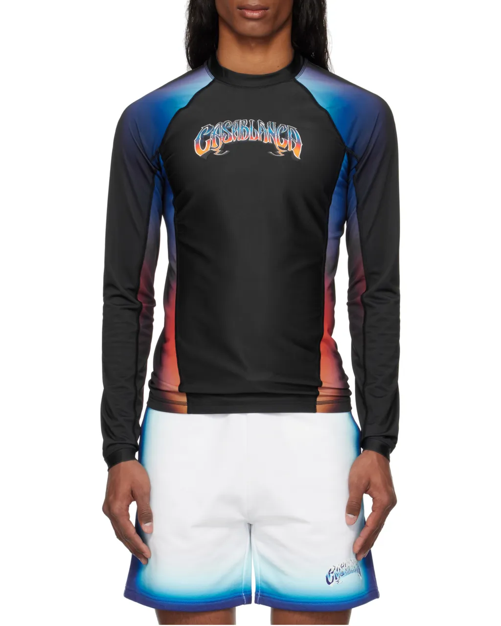 Casablanca Gradient Rash Vest