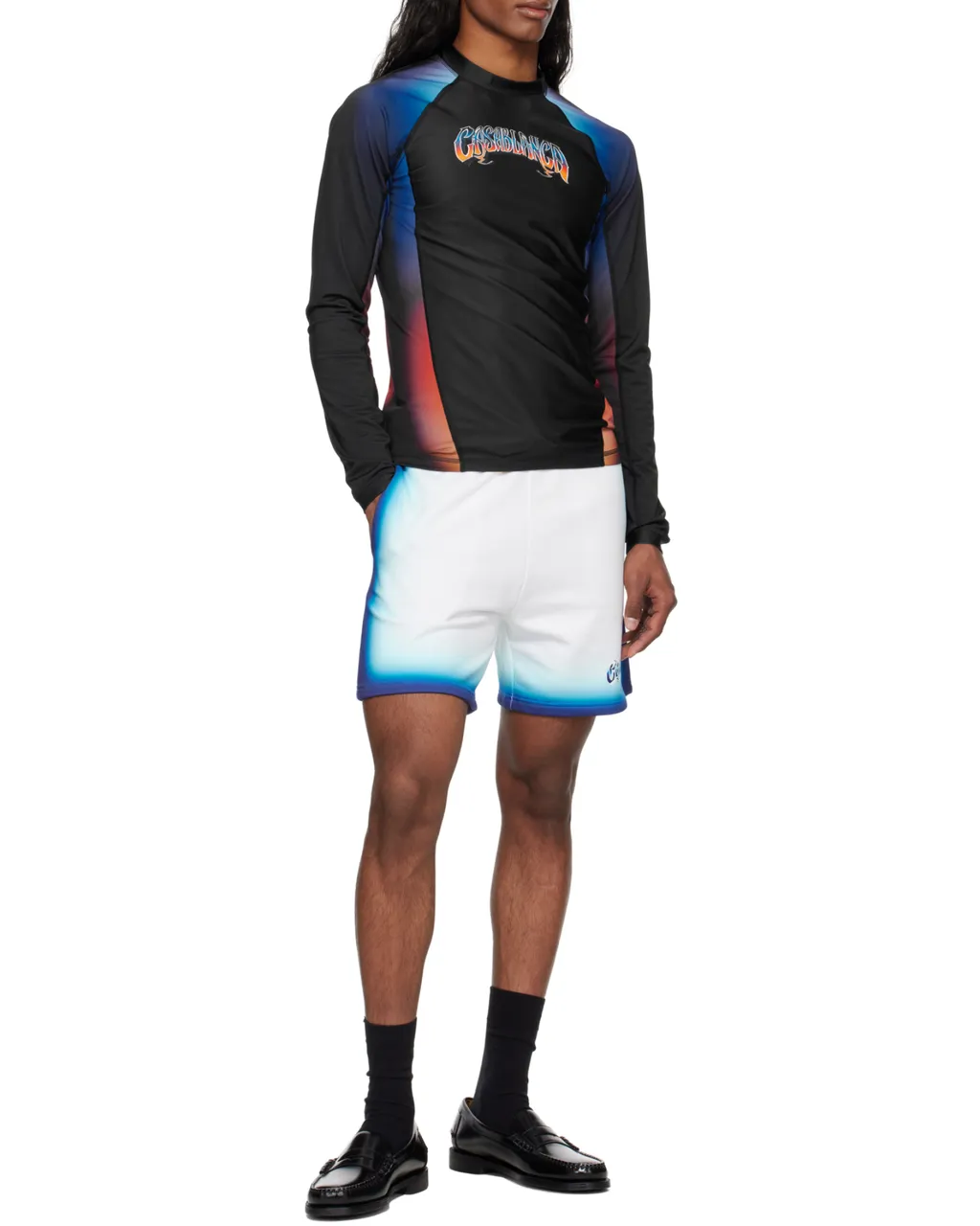 Casablanca Gradient Rash Vest