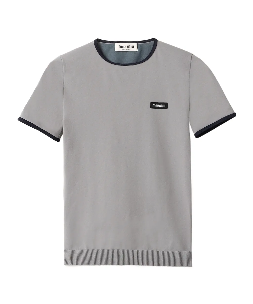Technical Yarn Crew-Neck Sweater