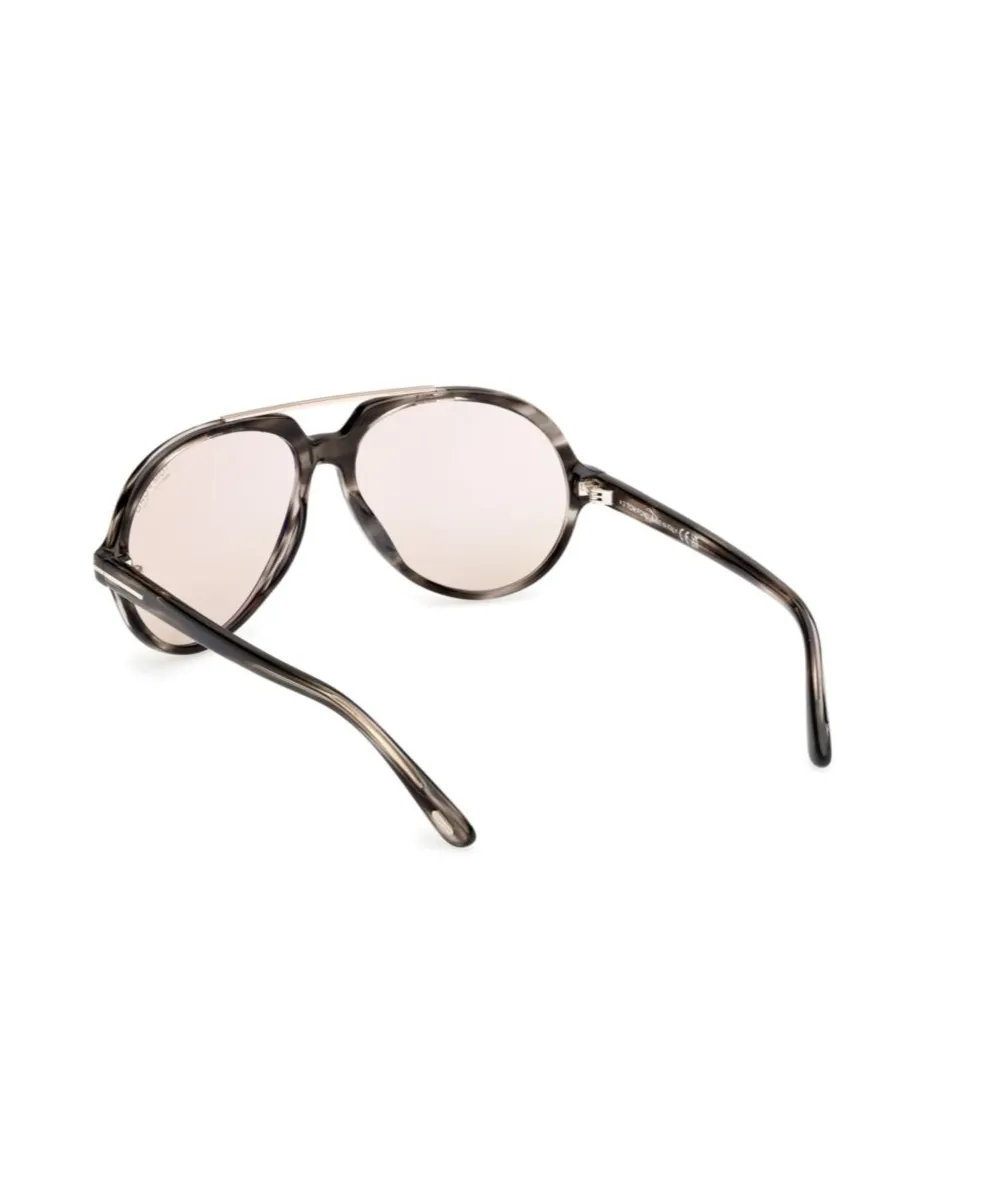 Tom Ford Eyewear Aalto Pilot Frame Sunglasses