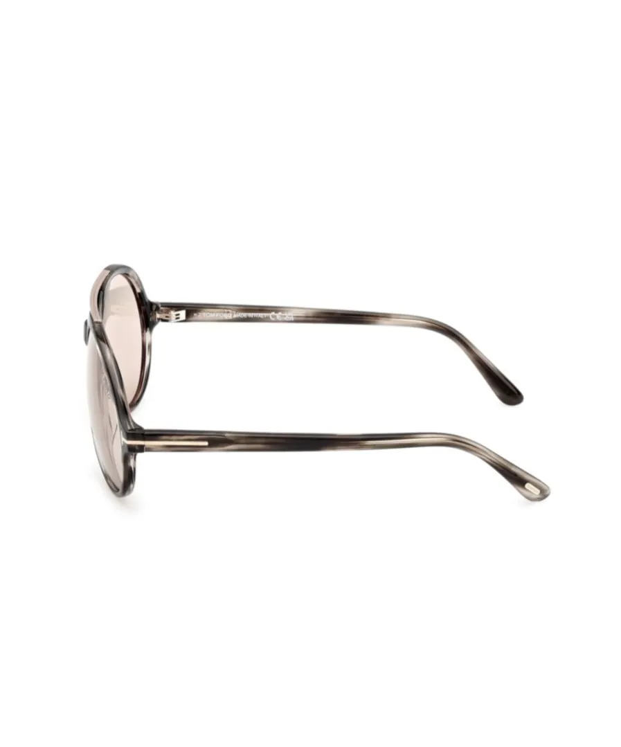 Tom Ford Eyewear Aalto Pilot Frame Sunglasses