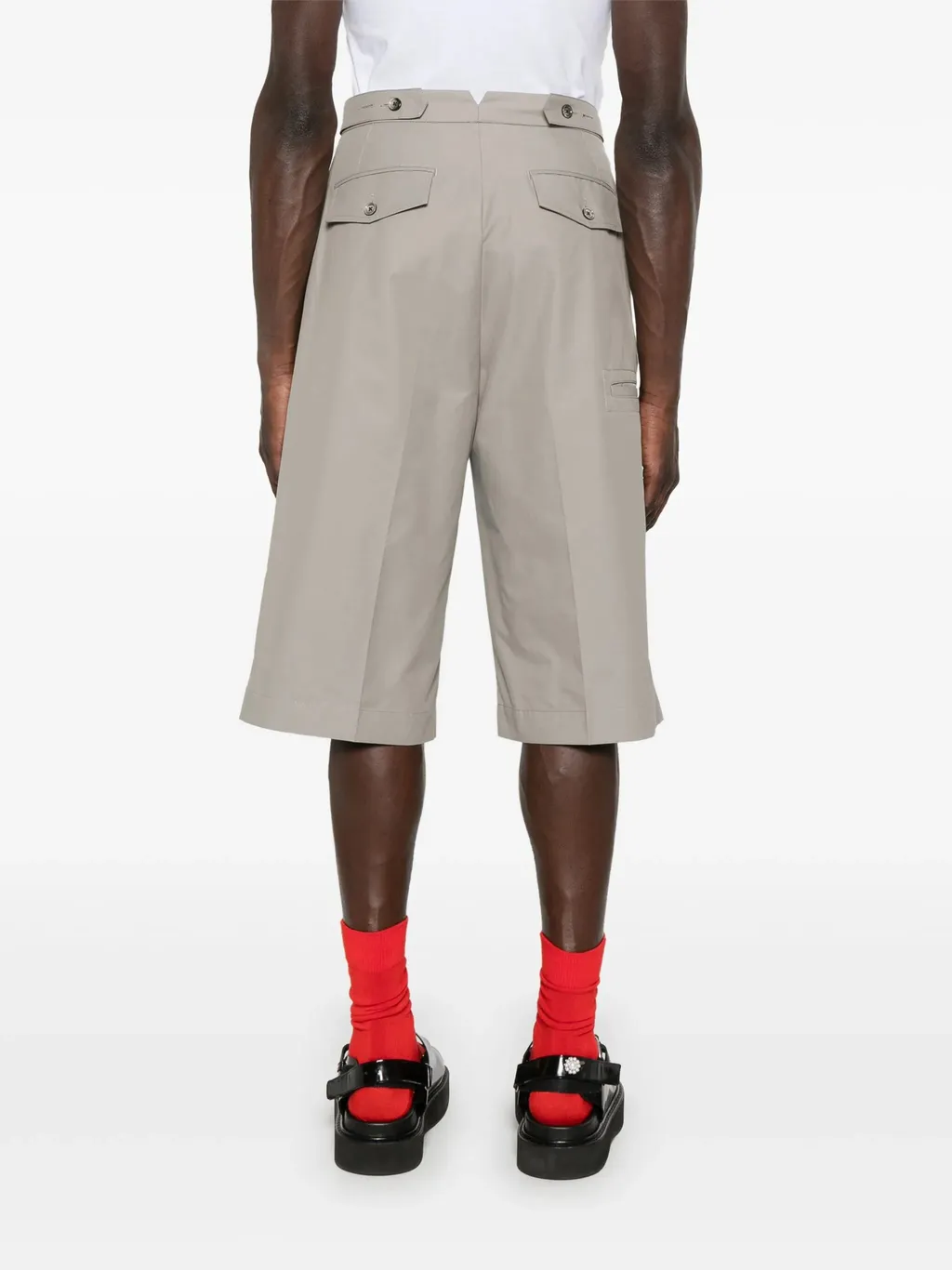 Pleated Detail Shorts
