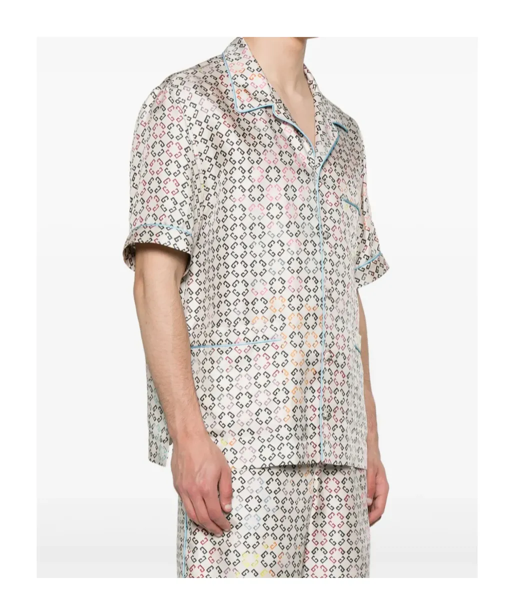 Givenchy Monogram Short-Sleeved Shirt