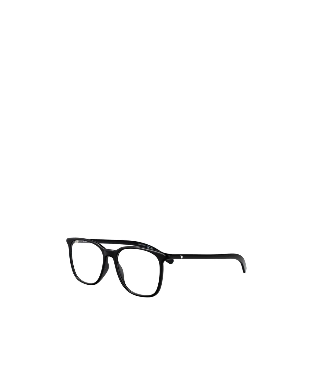 Montblanc Eyewear Logo Plaque Square Frame Glasses