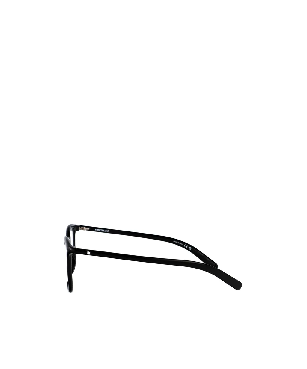 Montblanc Eyewear Logo Plaque Square Frame Glasses