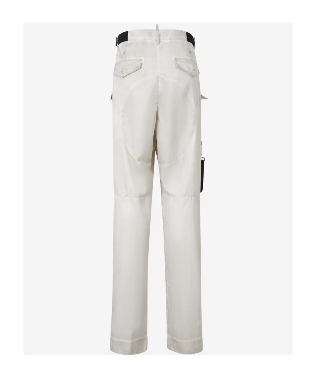 Dsquared2 Keyring-Detailed Straight-Leg Trousers