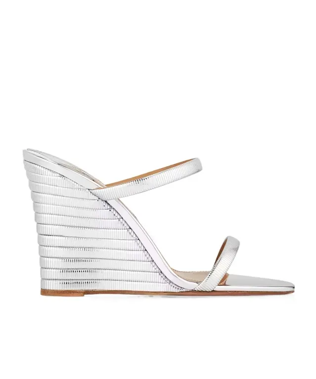 Aquazzura Riviera Chain Wedge Sandals