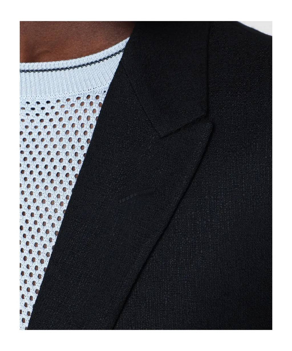 Single-Breasted Single-Button Blazer