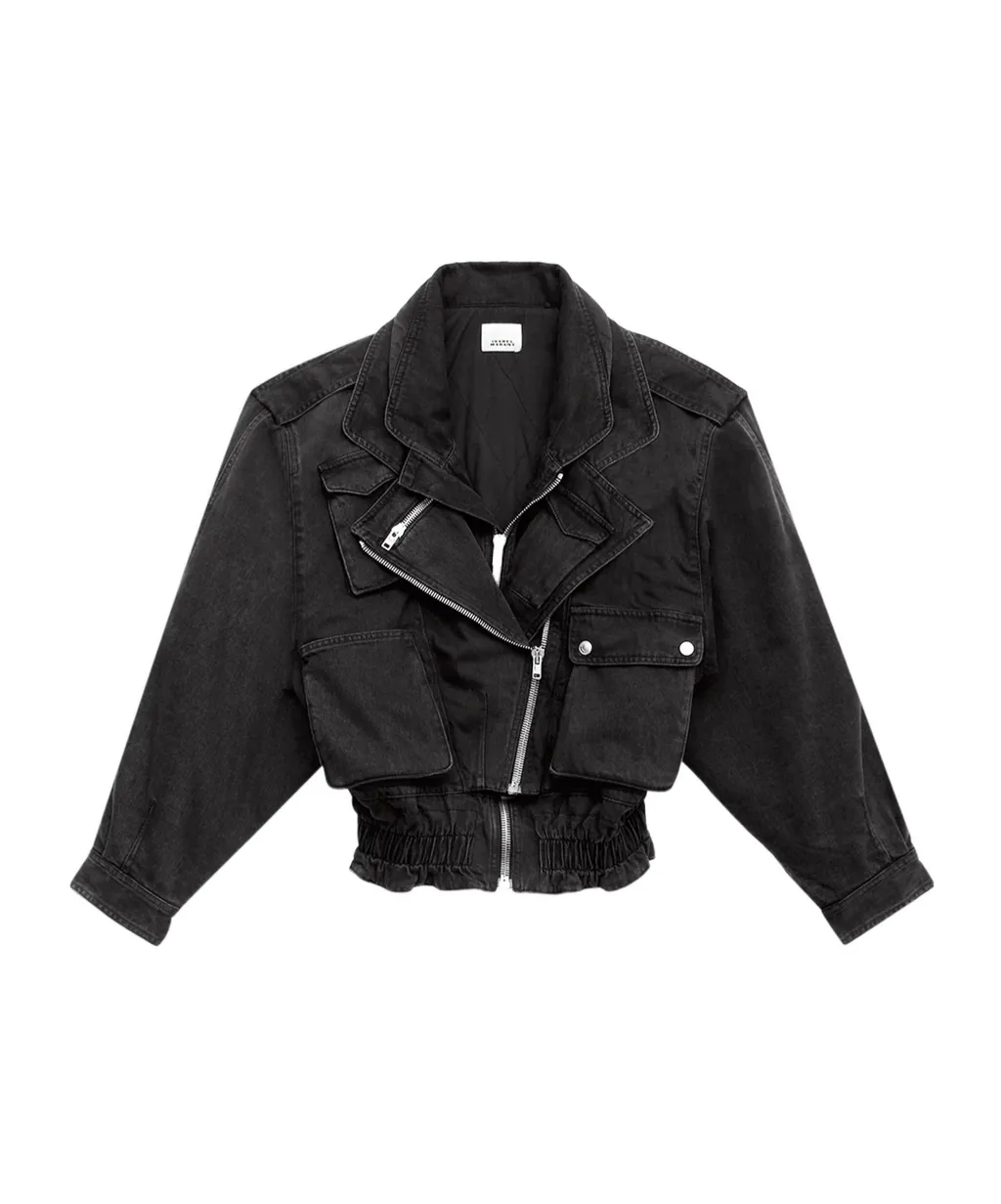 Isabel Marant Aneli Zipped Denim Jacket