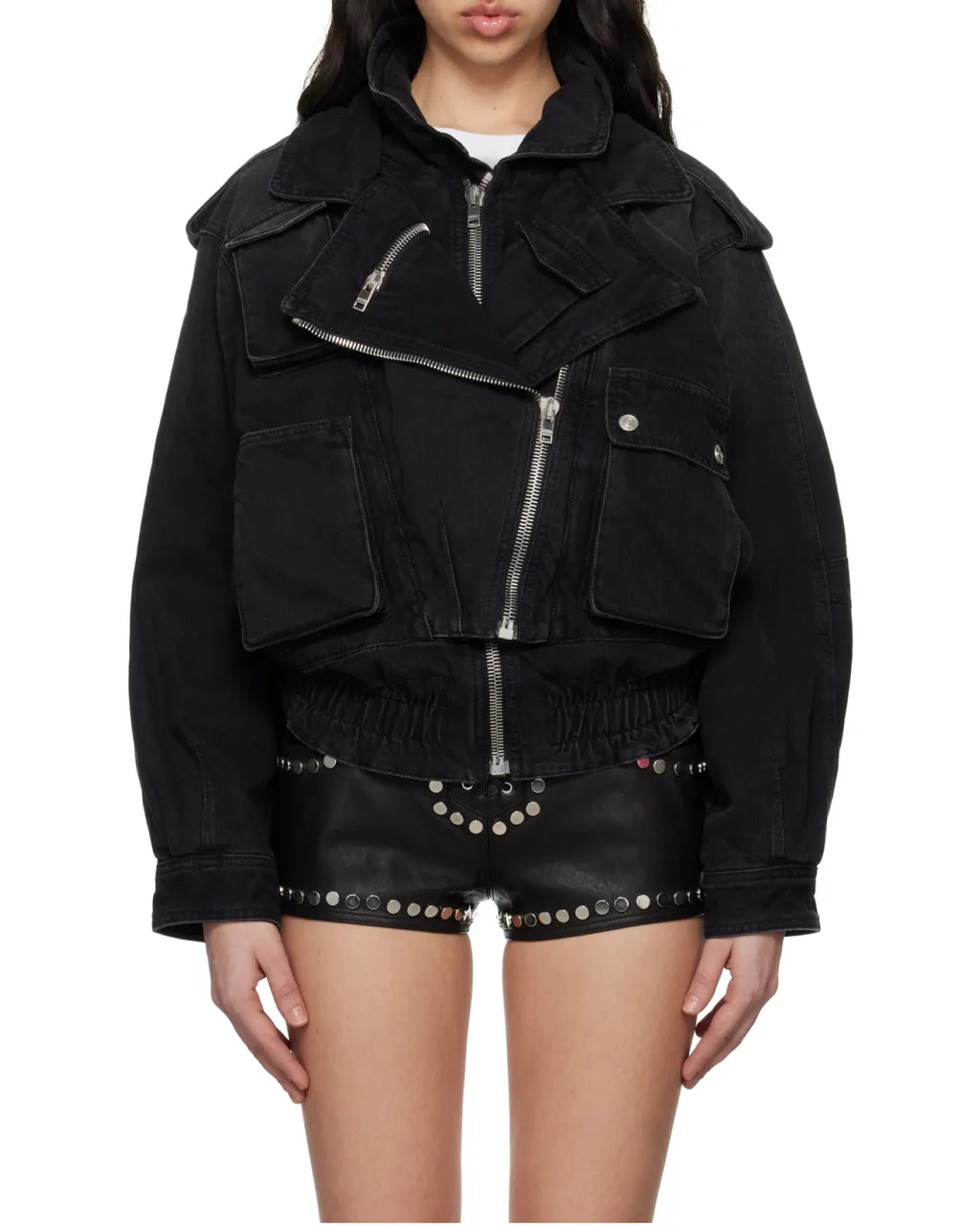 Isabel Marant Aneli Zipped Denim Jacket