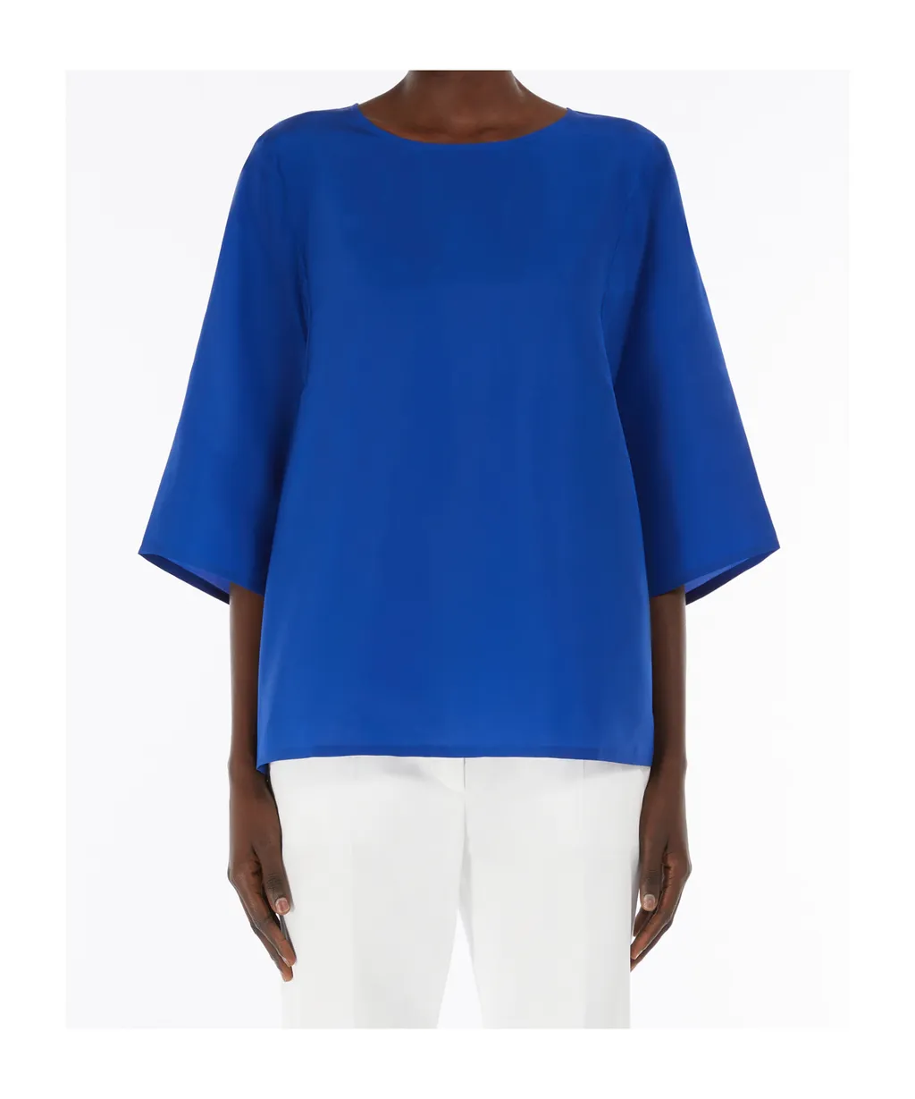 Silk And Jersey Blouse