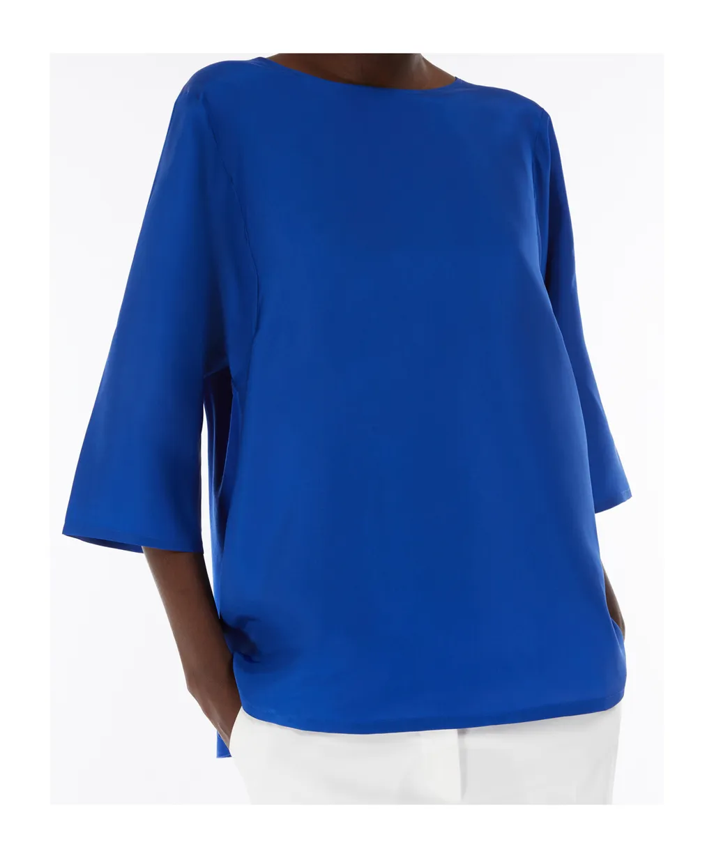 Silk And Jersey Blouse
