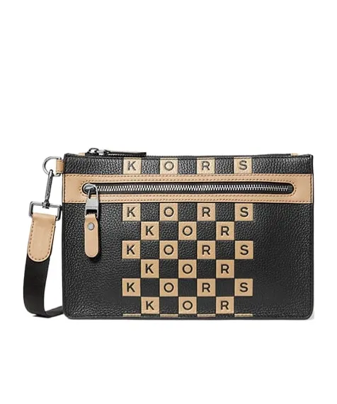 Hudson Logo-Print Messenger Bag