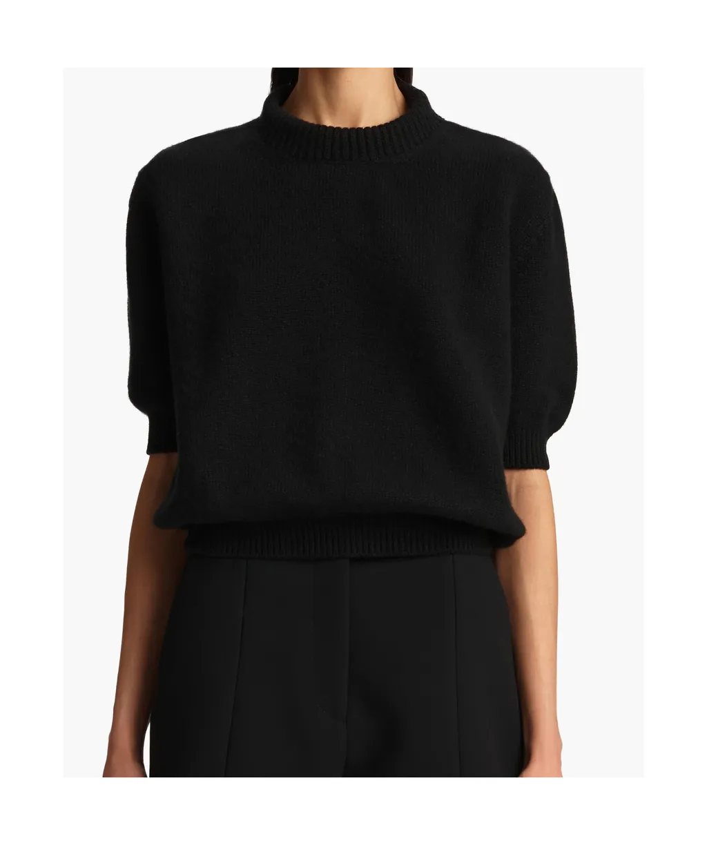 Khaite Short Sleeved Crewneck Jumper
