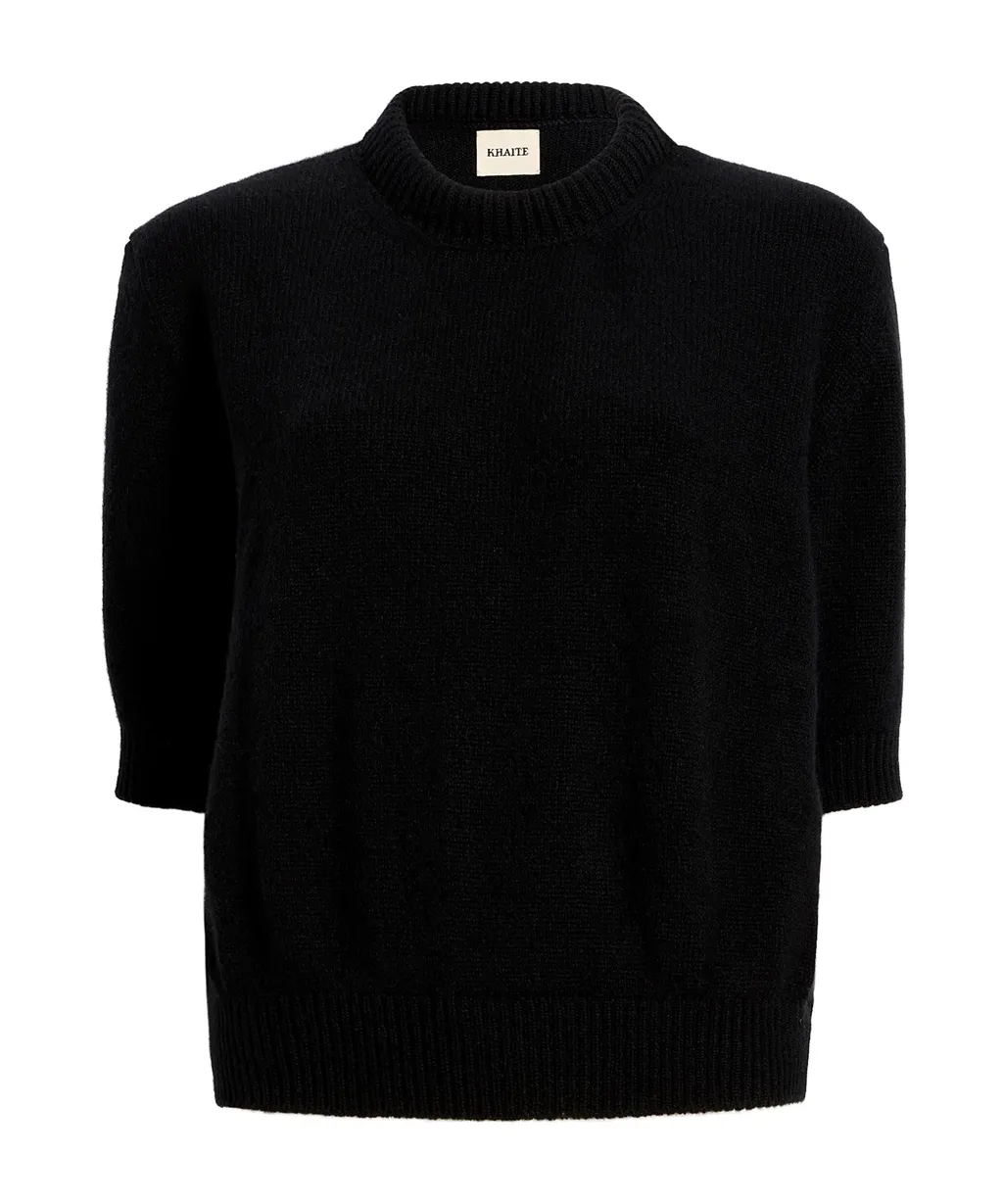 Khaite Short Sleeved Crewneck Jumper