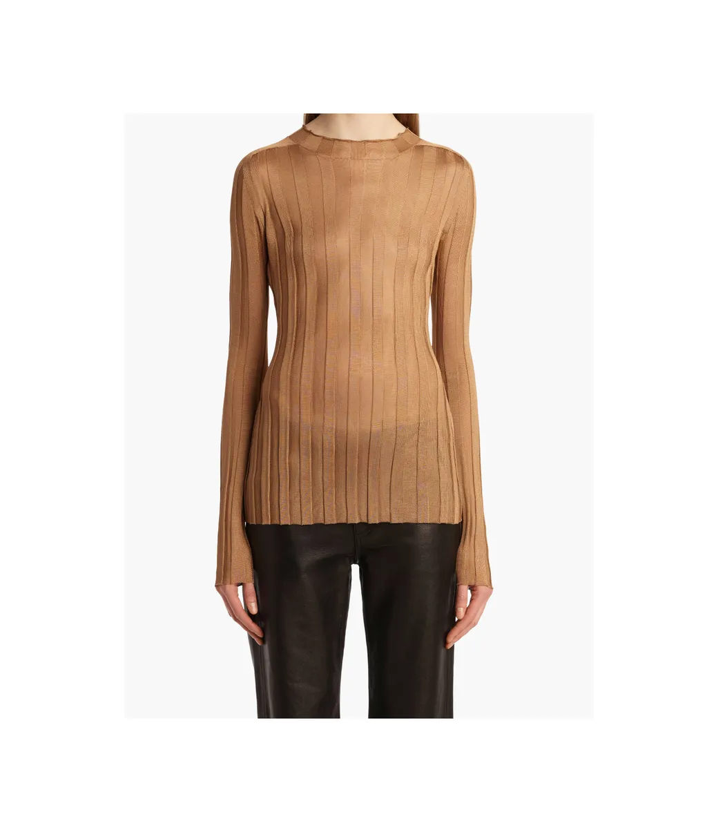 Cosette Mock-Neck Knit Top