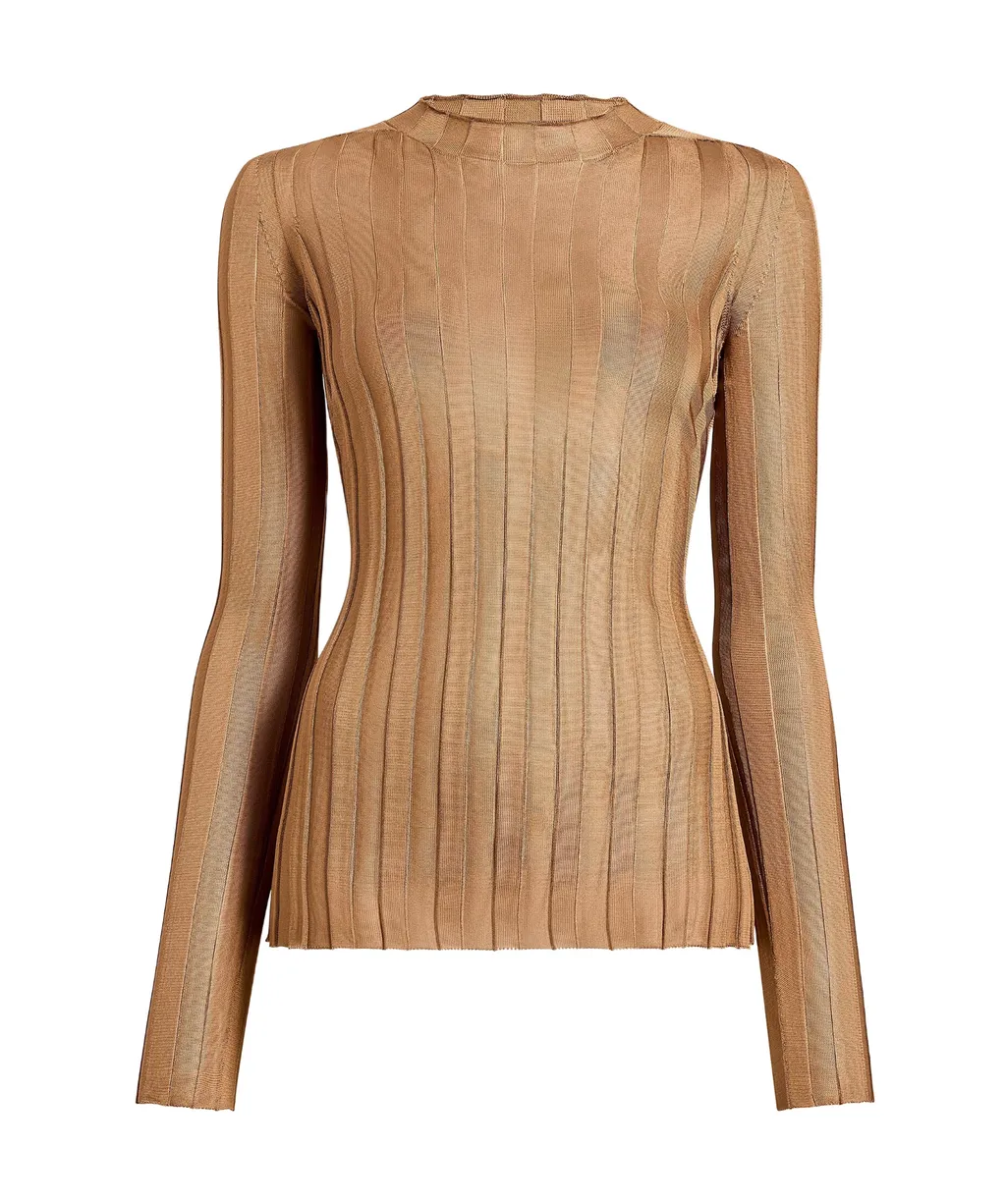 Cosette Mock-Neck Knit Top