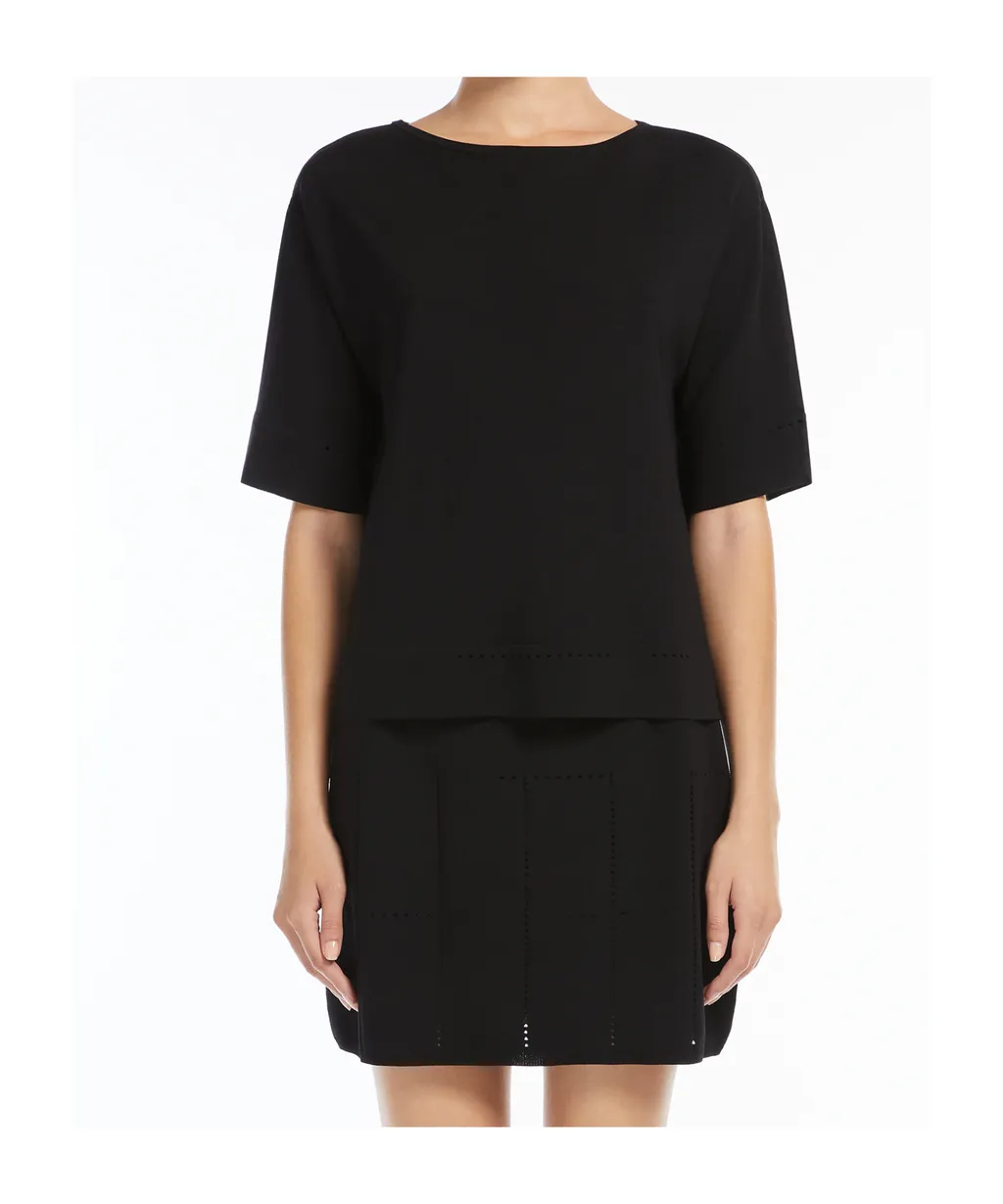 Viscose Boat-Neck Sweater