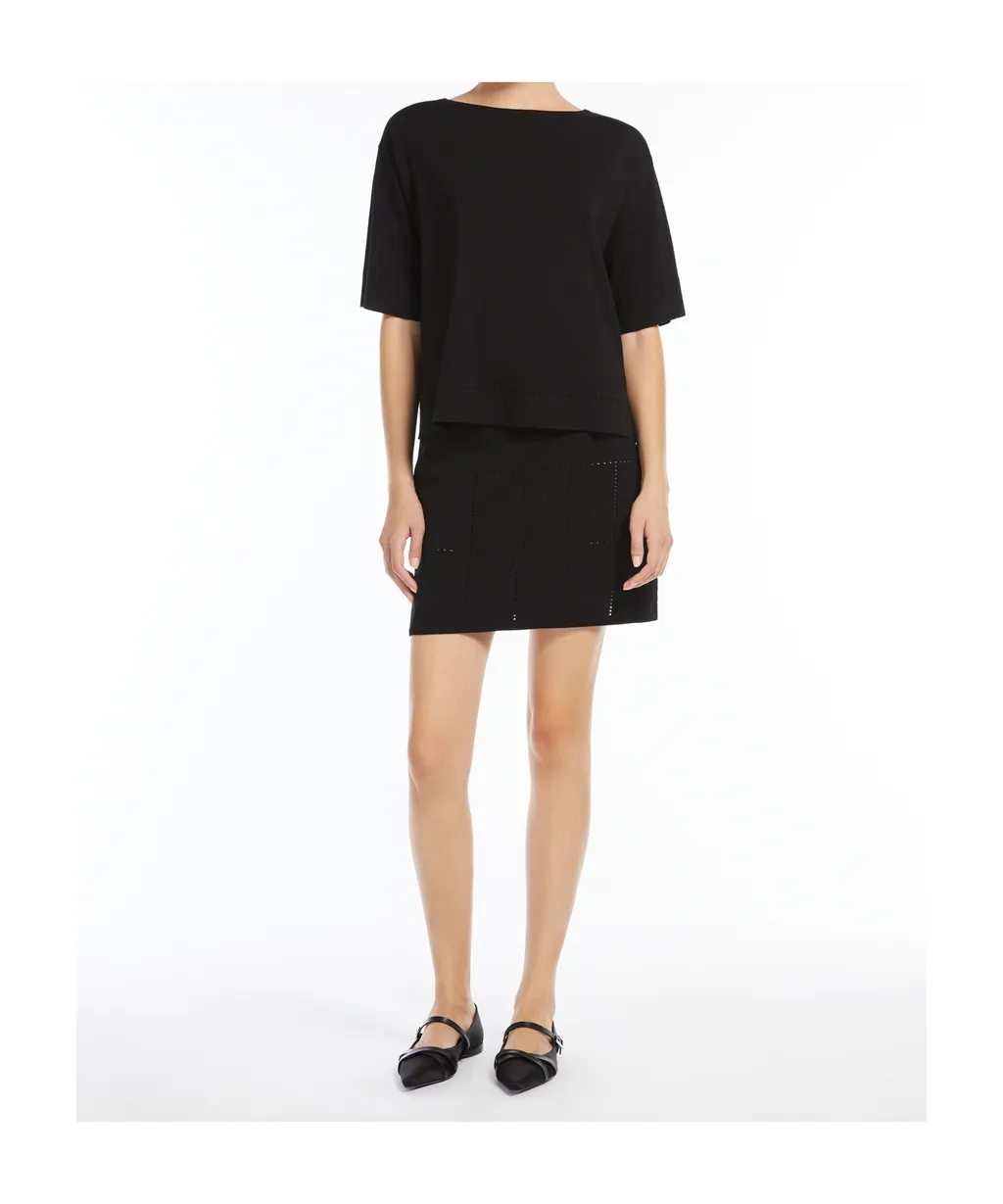 Viscose Boat-Neck Sweater