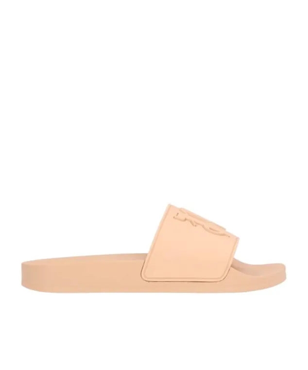 Palm Angels Logo Monogram Embossed Pool Slides