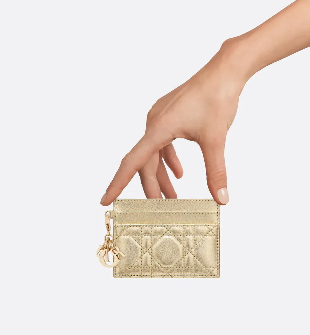 Lady Dior Freesia Card Holder