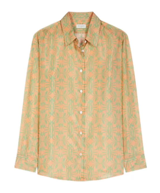 Pattern Long-Sleeved Shirt