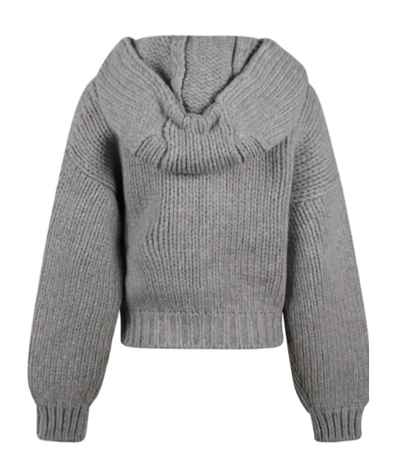 Hooded Zip-Up Sweater