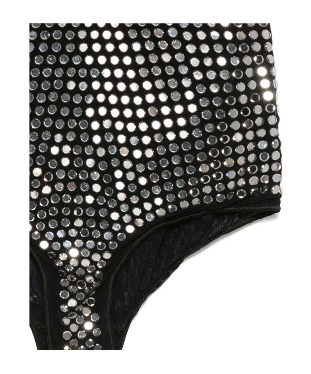 OsÉRee Embellished Meshed Shorts