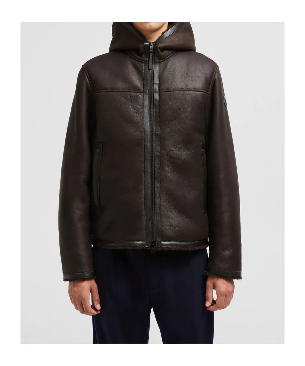 Charnassere Nappa Leather Down Jacket