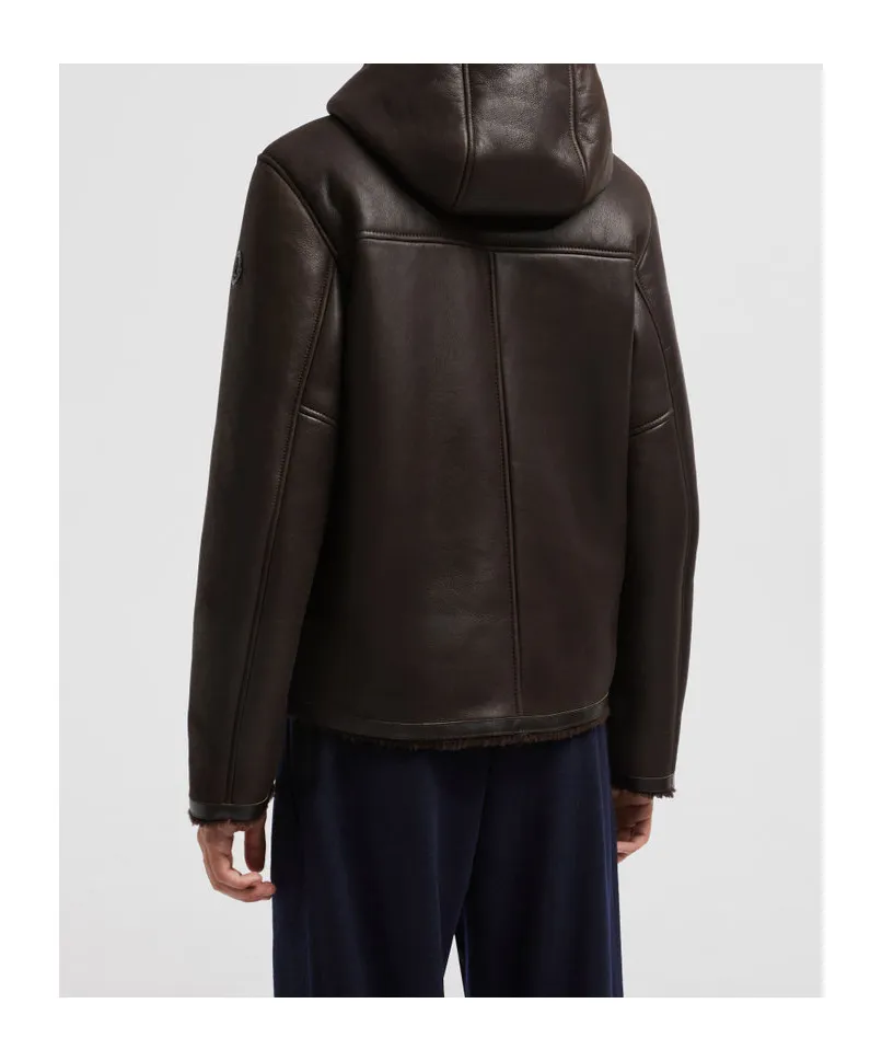 Charnassere Nappa Leather Down Jacket