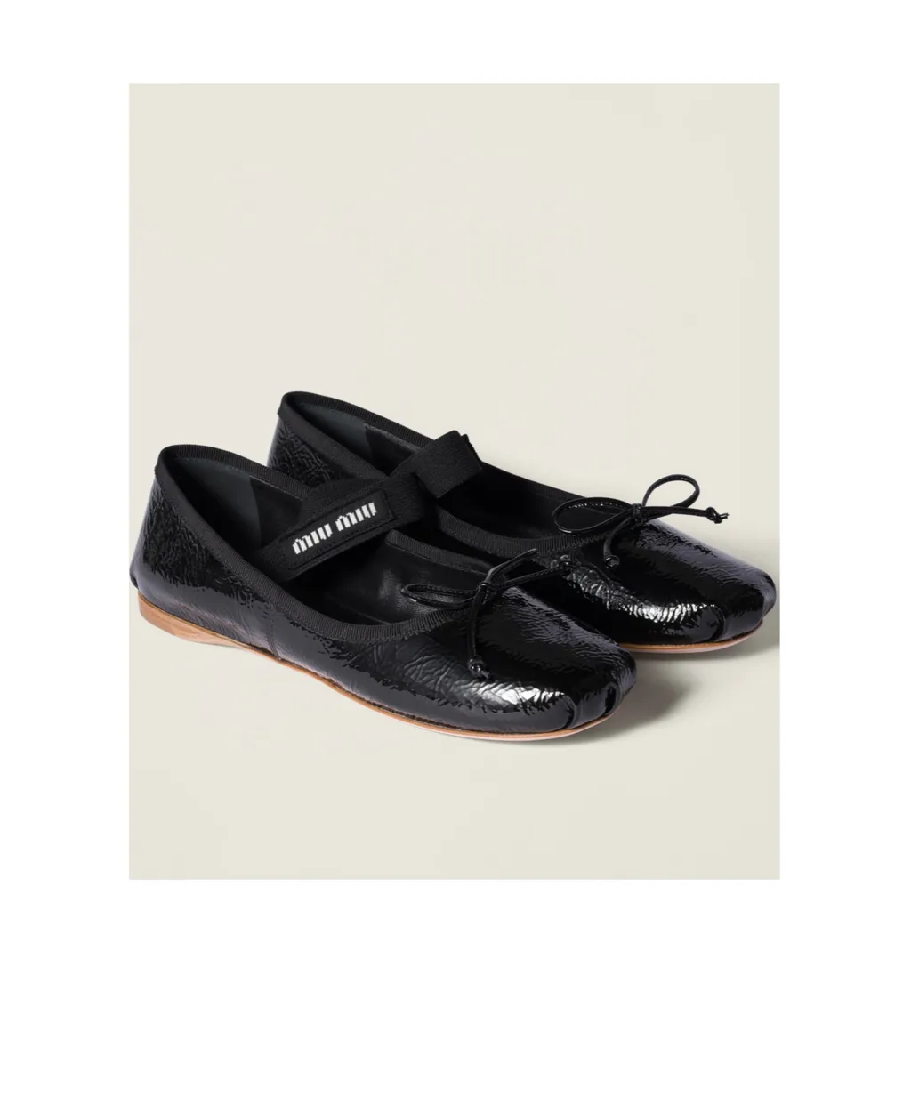 Miu Miu Bow-Detailed Ballerinas