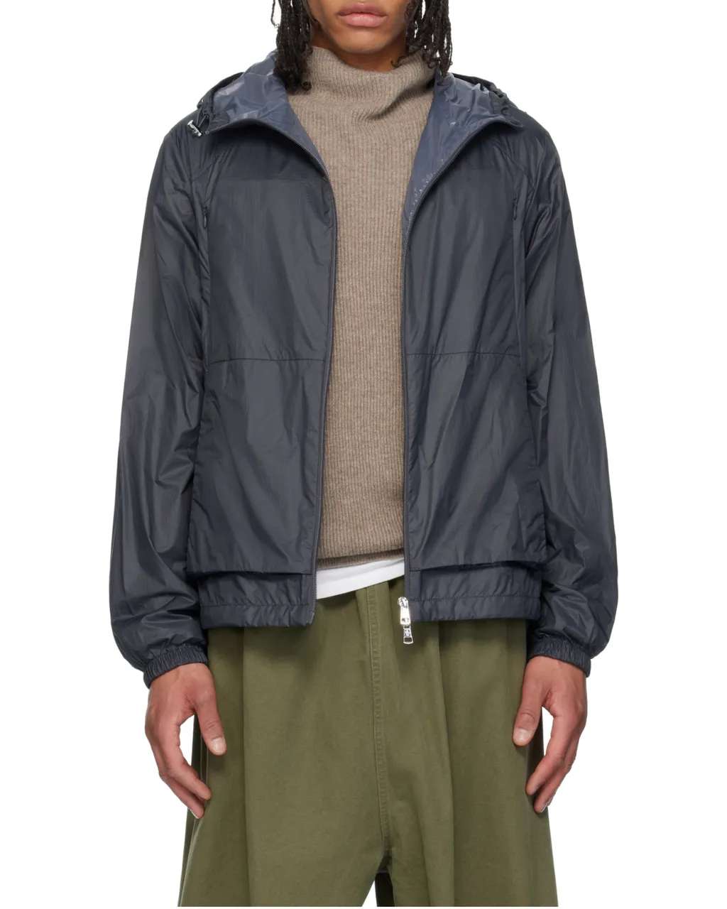 Moncler Lamo Zip-Up Hooded Jacket