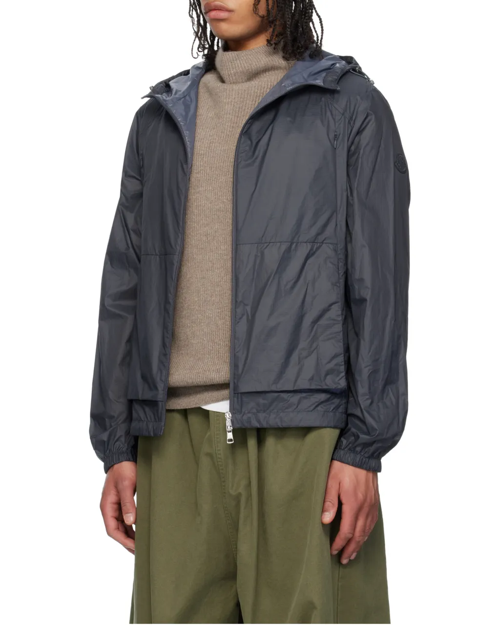 Moncler Lamo Zip-Up Hooded Jacket