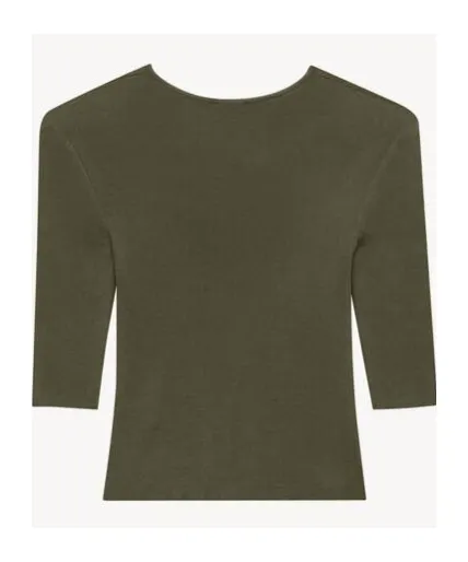 Saint Laurent Cassandre Crewneck Knitted Top