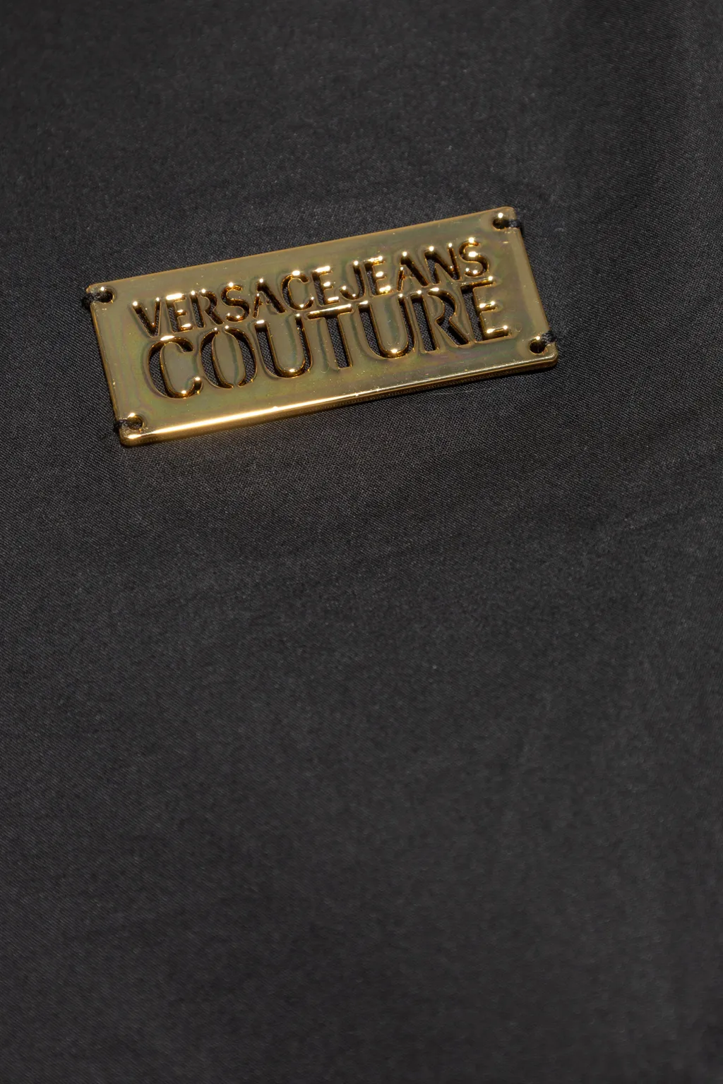 Versace Jeans Couture Logo Plaque Long-Sleeved Shirt
