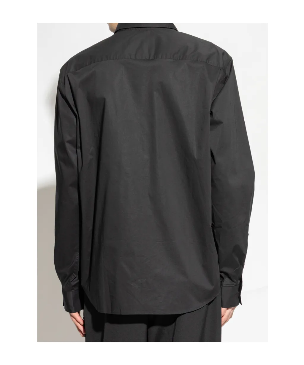 Versace Jeans Couture Logo Plaque Long-Sleeved Shirt