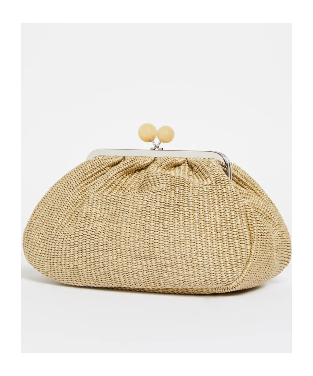 Medium Raffia-Effect Pasticcino Bag