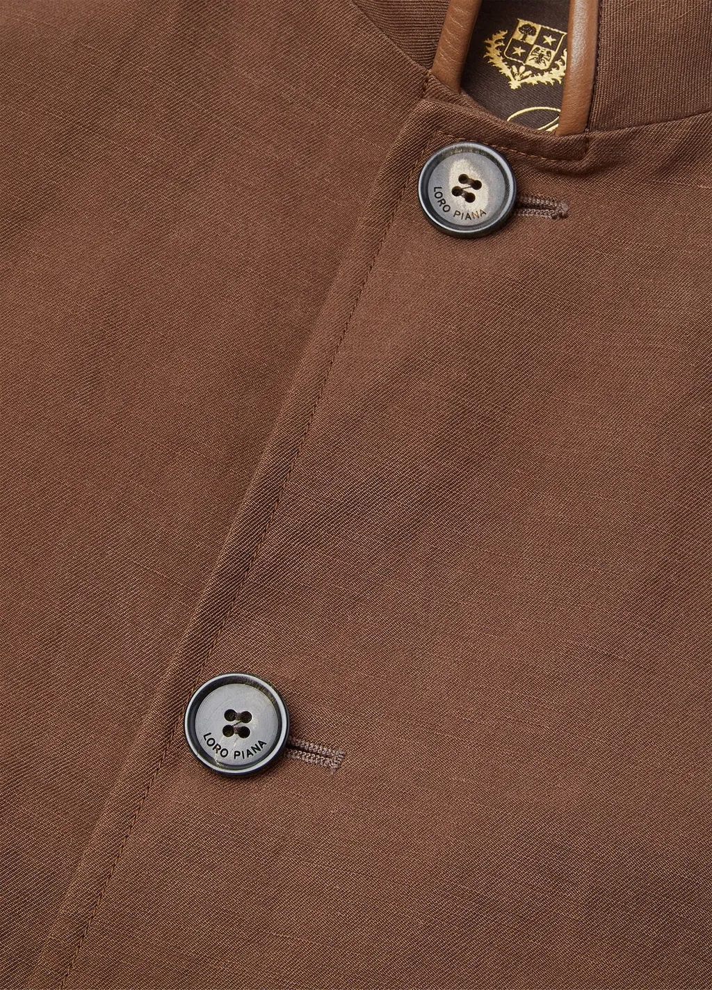 Loro Piana Spagna Long-Sleeved Buttoned Jacket