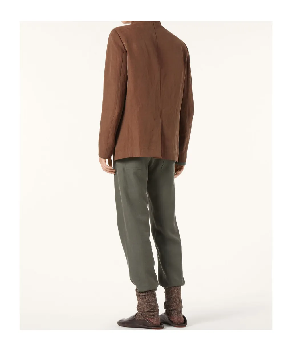 Loro Piana Spagna Long-Sleeved Buttoned Jacket