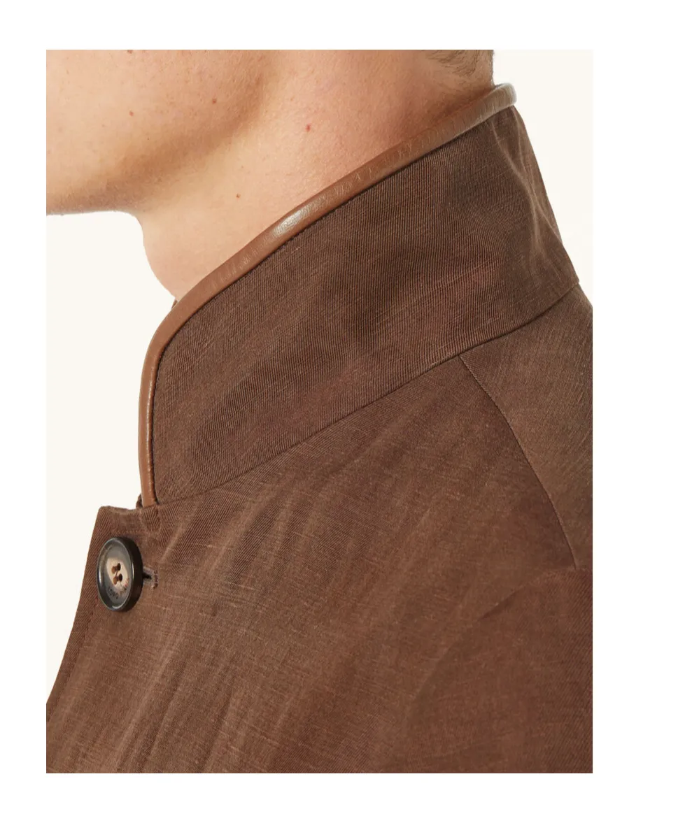 Loro Piana Spagna Long-Sleeved Buttoned Jacket