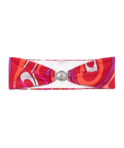 Pucci Marmo Print Strapless Bikini Top