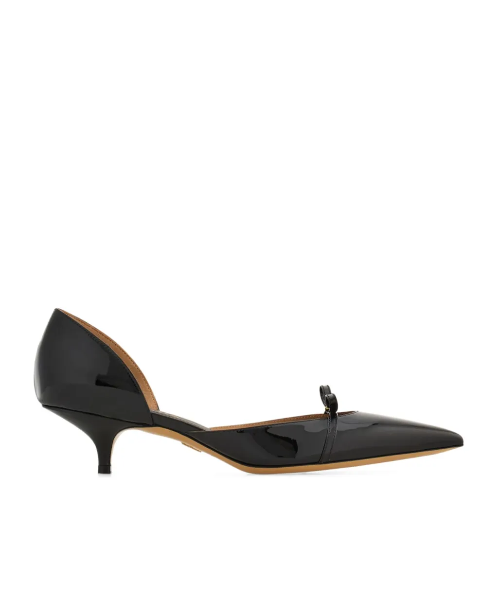 Mini Bow Mid Heel Pump