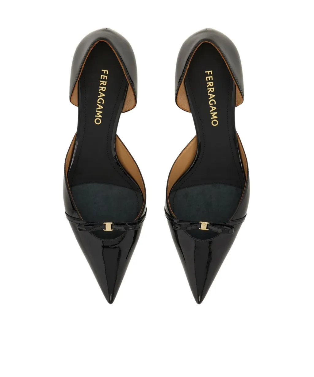 Mini Bow Mid Heel Pump