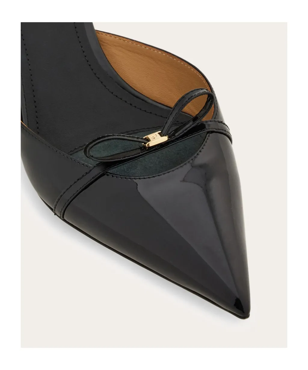 Mini Bow Mid Heel Pump